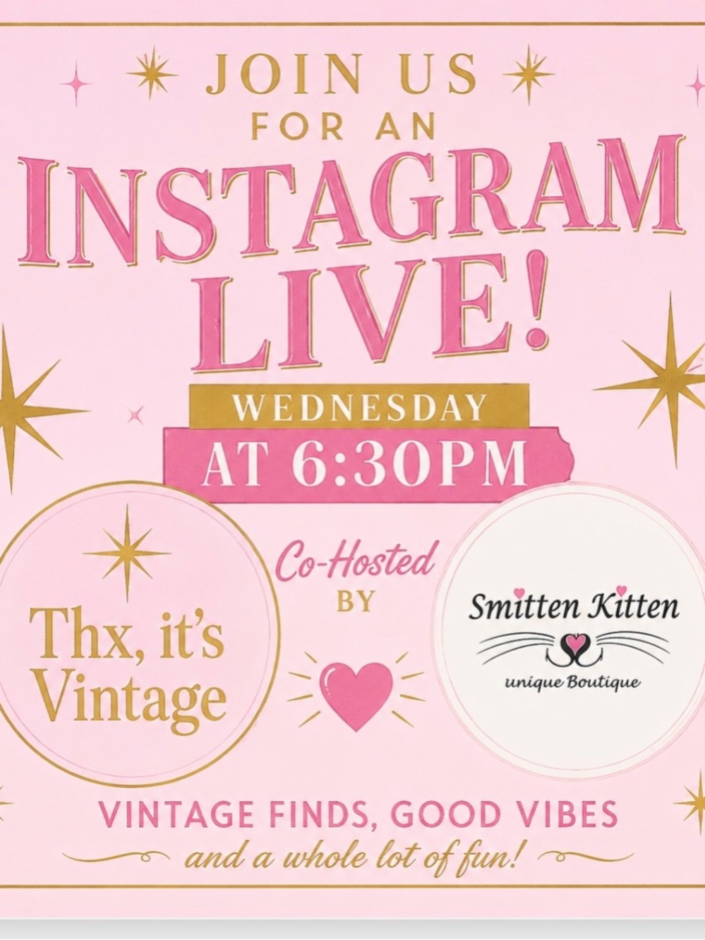 Join Us Tomorrow Night!